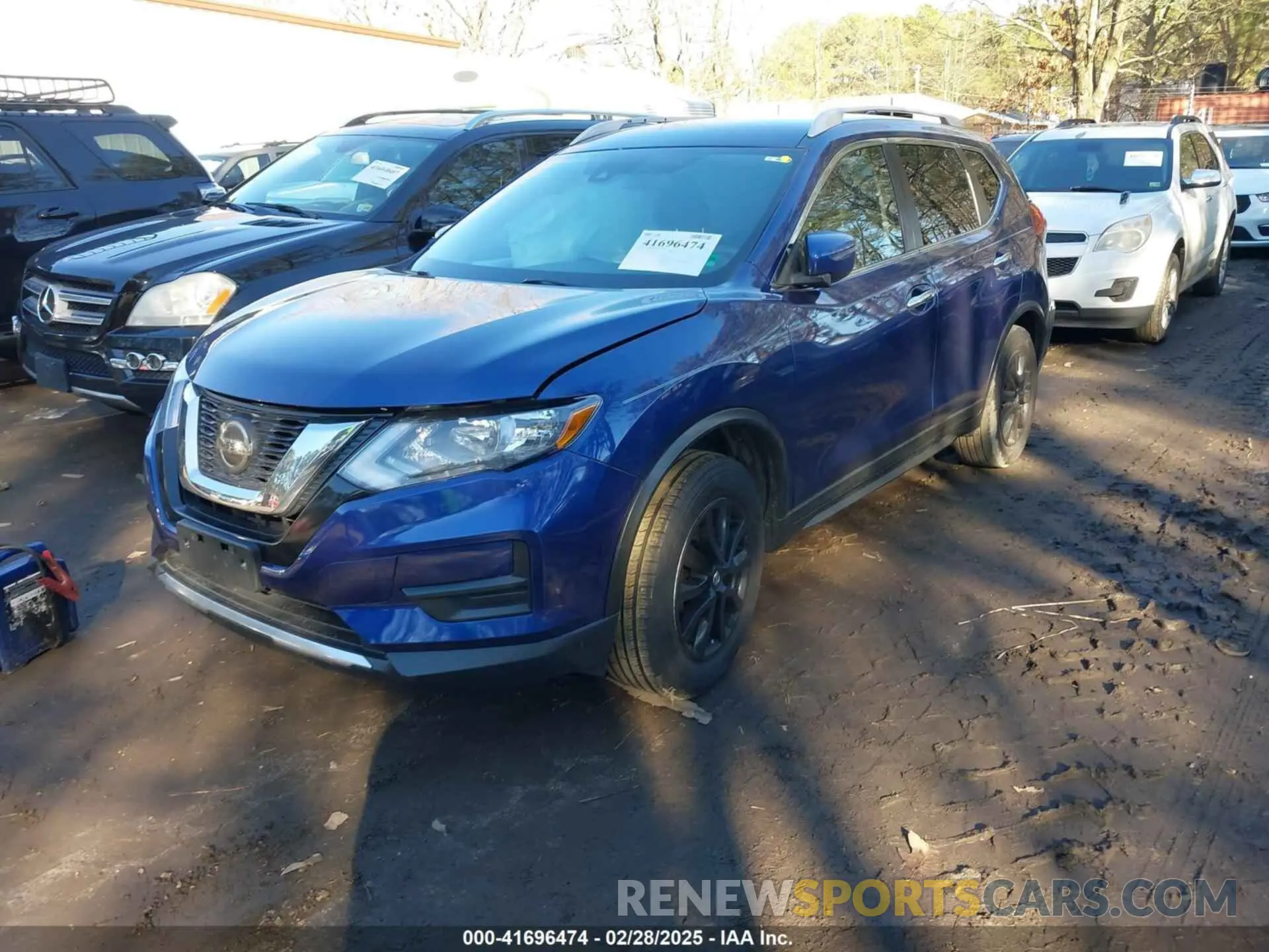 2 fotografías del automóvil dañado KNMAT2MV3KP513539 NISSAN ROGUE 2019