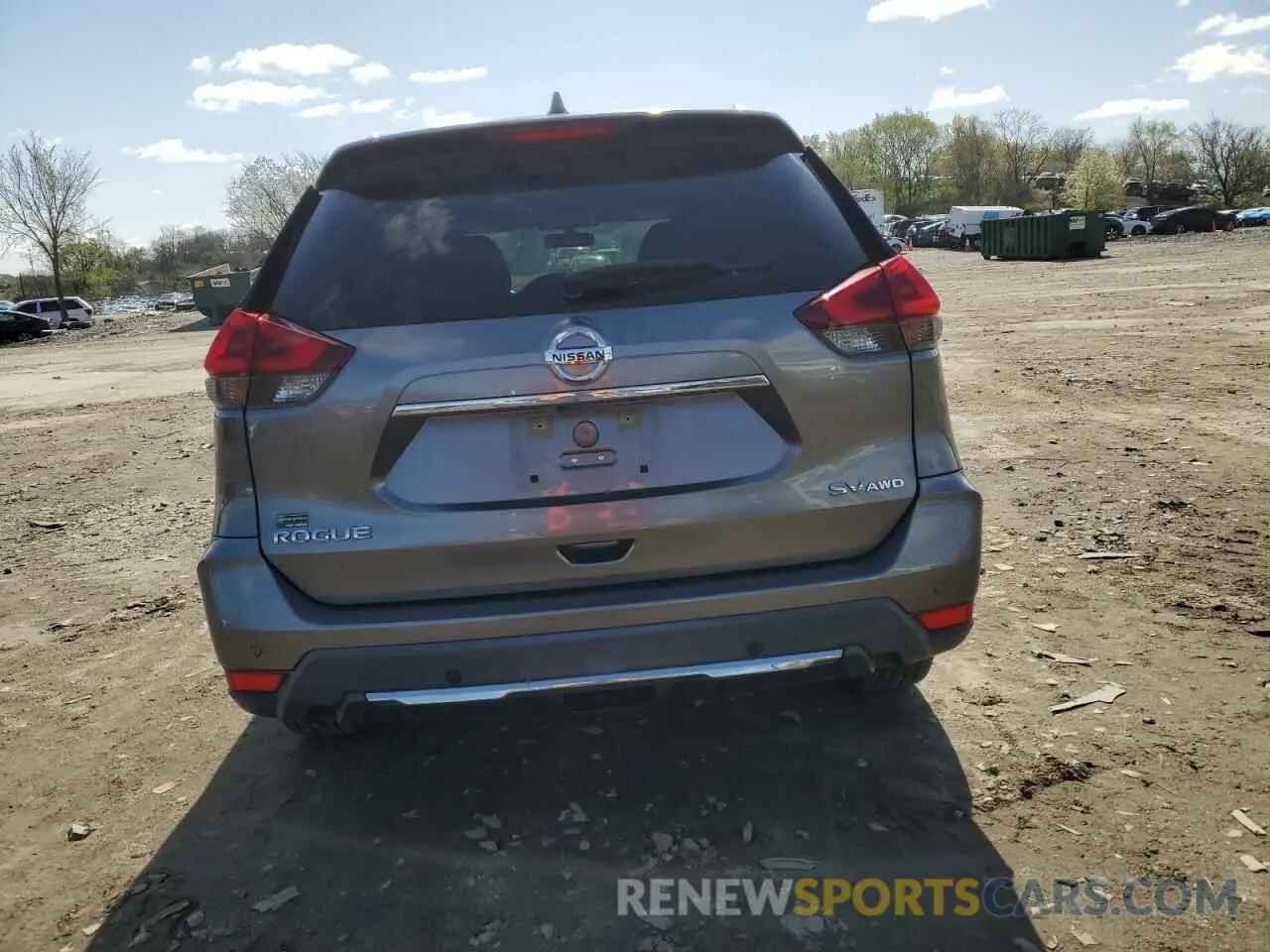 6 fotografías del automóvil dañado KNMAT2MV3KP523035 NISSAN ROGUE 2019