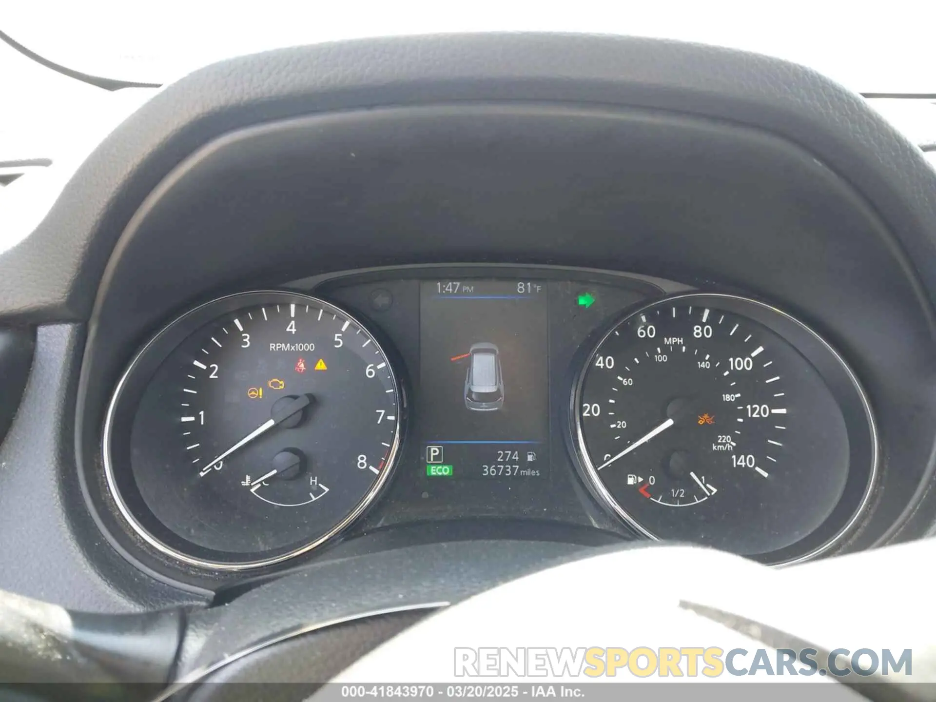 7 fotografías del automóvil dañado KNMAT2MV3KP527859 NISSAN ROGUE 2019