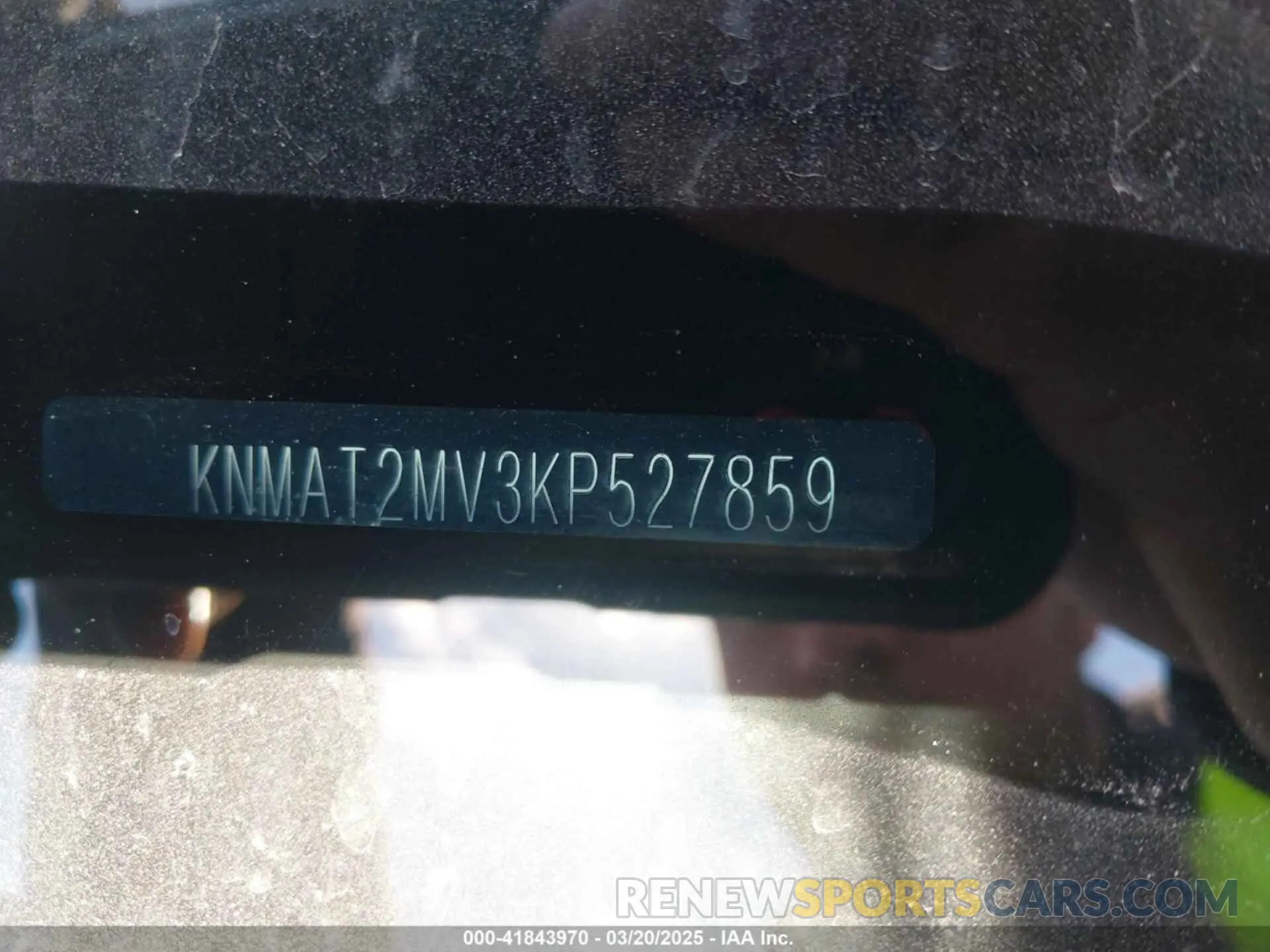 9 fotografías del automóvil dañado KNMAT2MV3KP527859 NISSAN ROGUE 2019