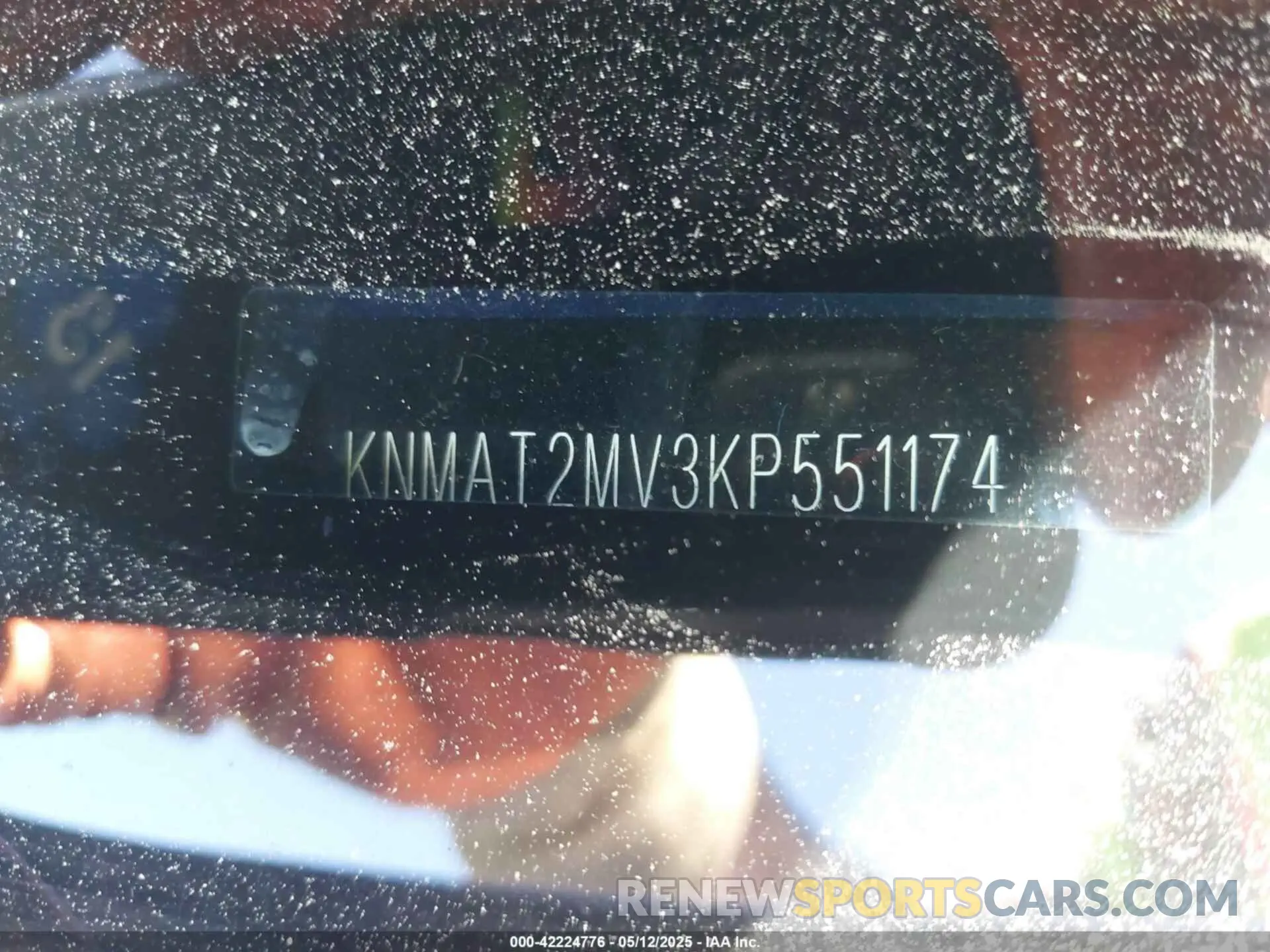 18 fotografías del automóvil dañado KNMAT2MV3KP551174 NISSAN ROGUE 2019