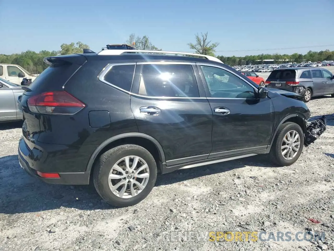 3 fotografías del automóvil dañado KNMAT2MV3KP555306 NISSAN ROGUE 2019