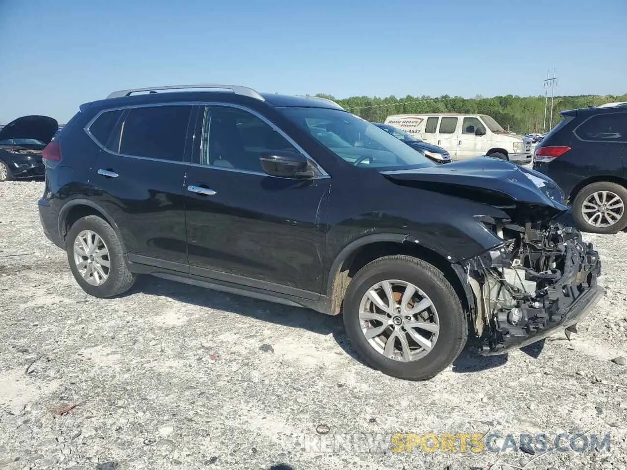 4 fotografías del automóvil dañado KNMAT2MV3KP555306 NISSAN ROGUE 2019