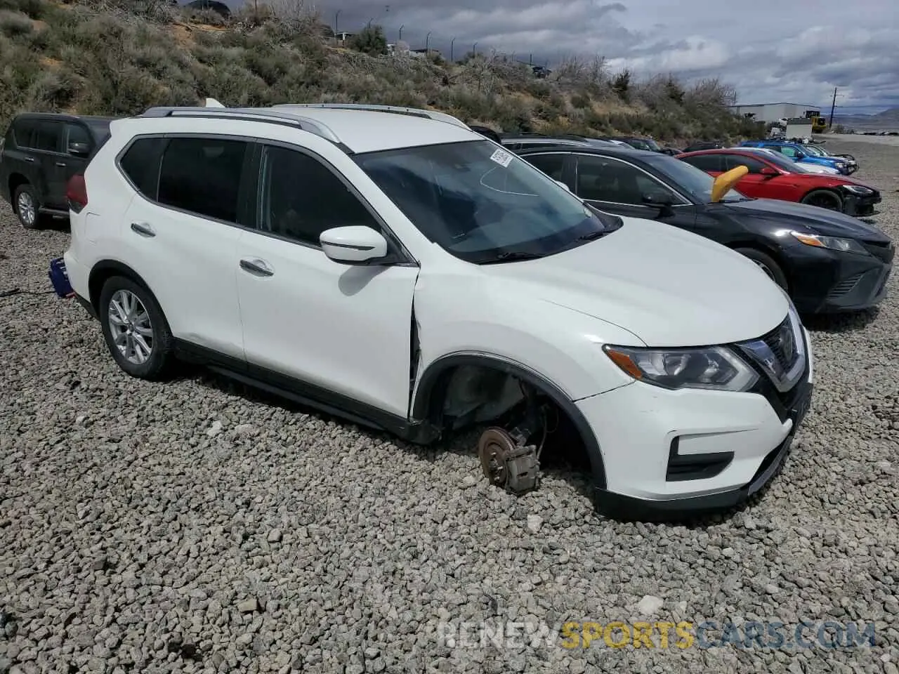 4 fotografías del automóvil dañado KNMAT2MV4KP530107 NISSAN ROGUE 2019
