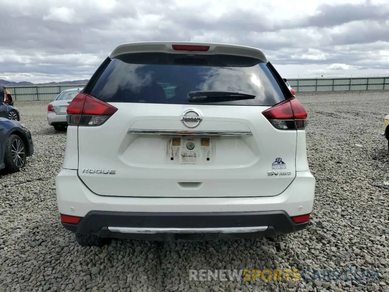 6 fotografías del automóvil dañado KNMAT2MV4KP530107 NISSAN ROGUE 2019