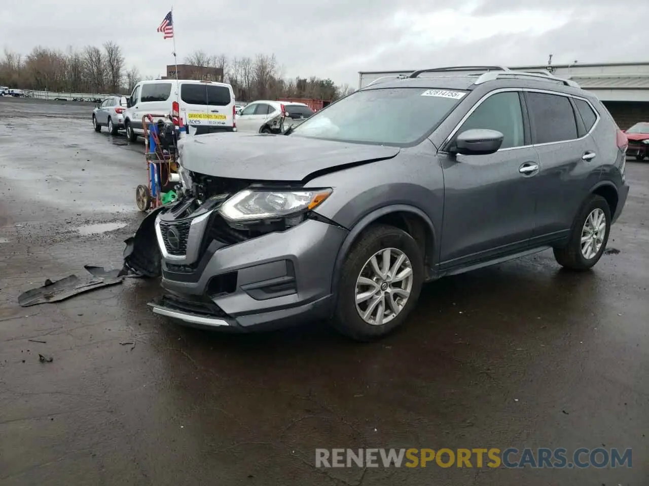 1 fotografías del automóvil dañado KNMAT2MV4KP553502 NISSAN ROGUE 2019