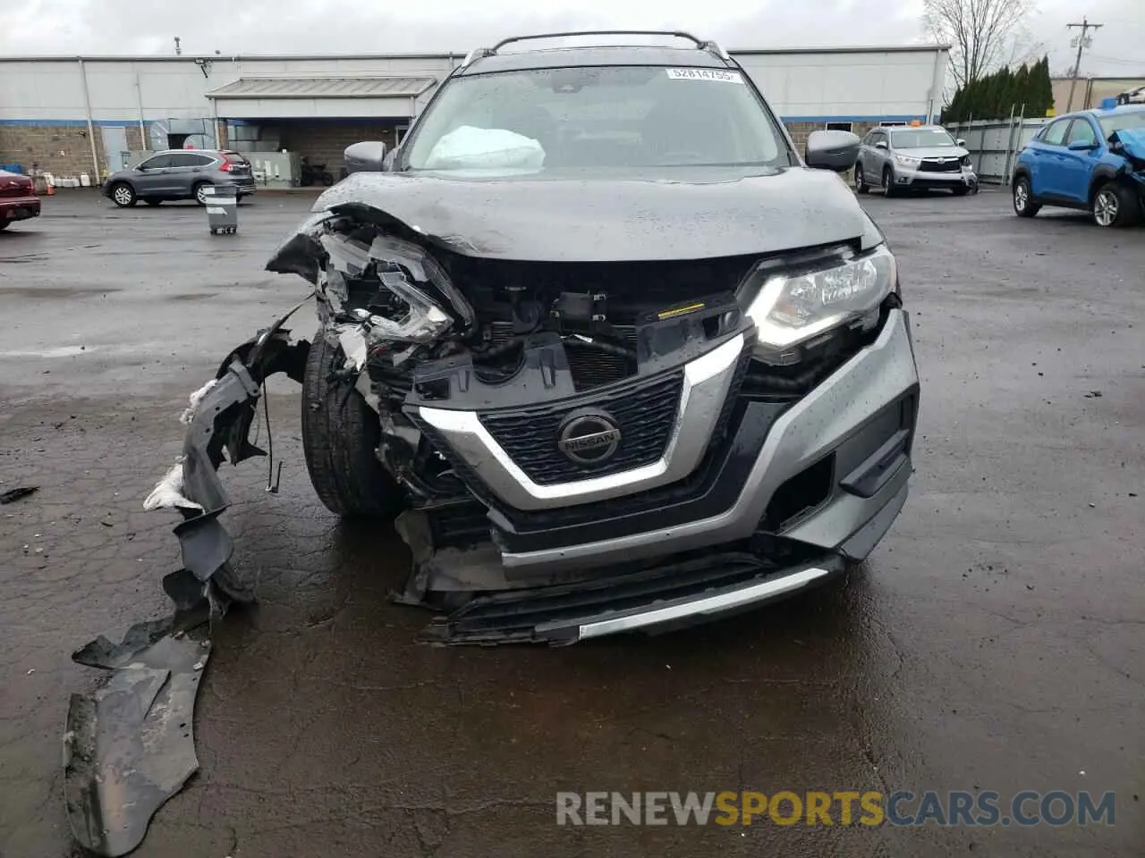 5 fotografías del automóvil dañado KNMAT2MV4KP553502 NISSAN ROGUE 2019