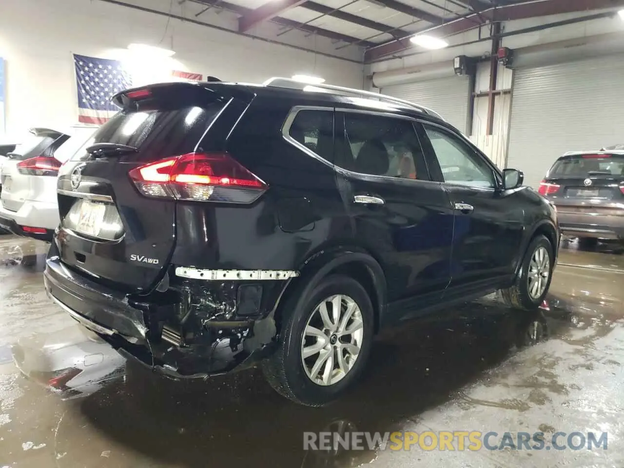 3 fotografías del automóvil dañado KNMAT2MV5KP554447 NISSAN ROGUE 2019
