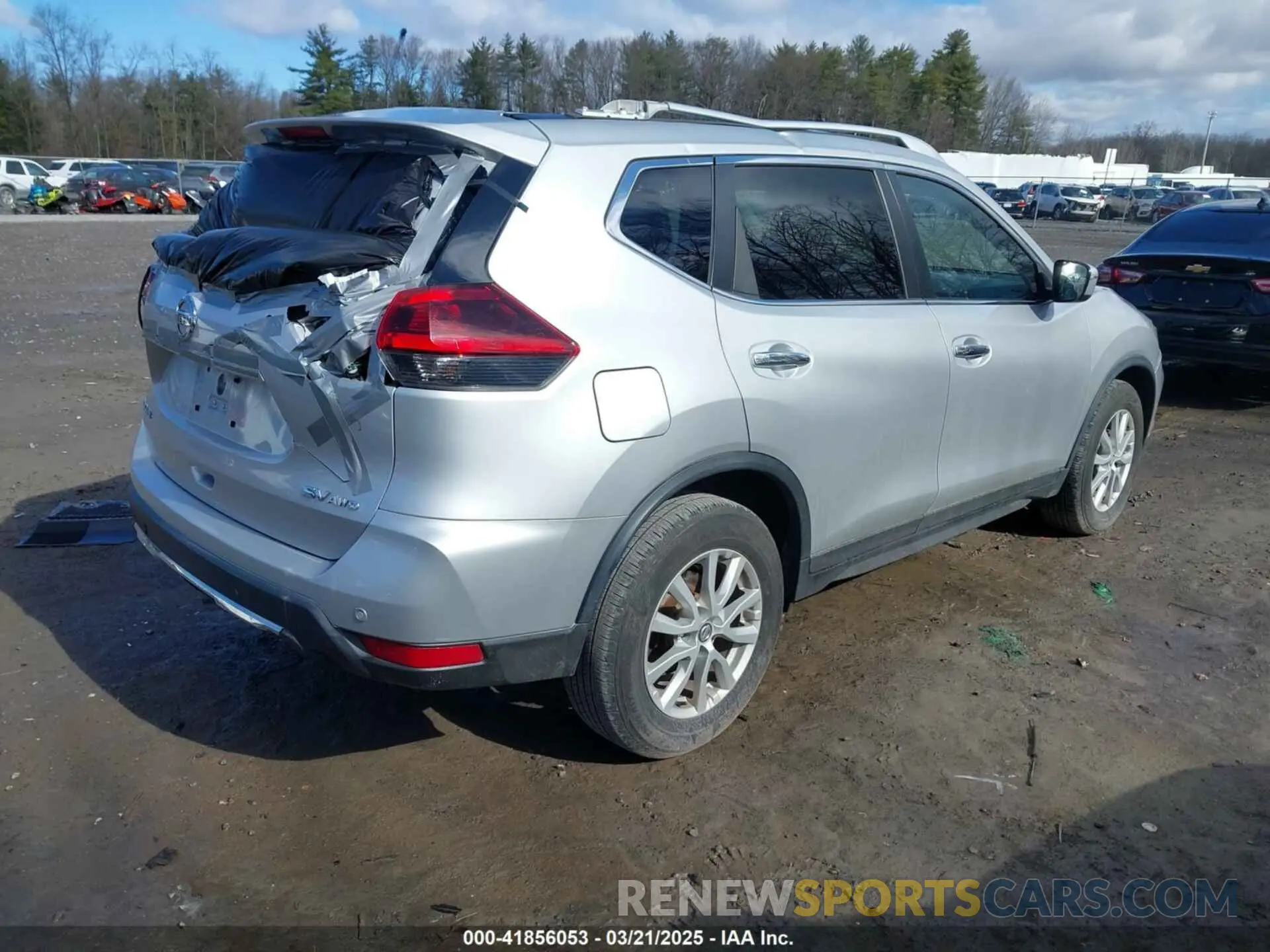 4 fotografías del automóvil dañado KNMAT2MV6KP503927 NISSAN ROGUE 2019