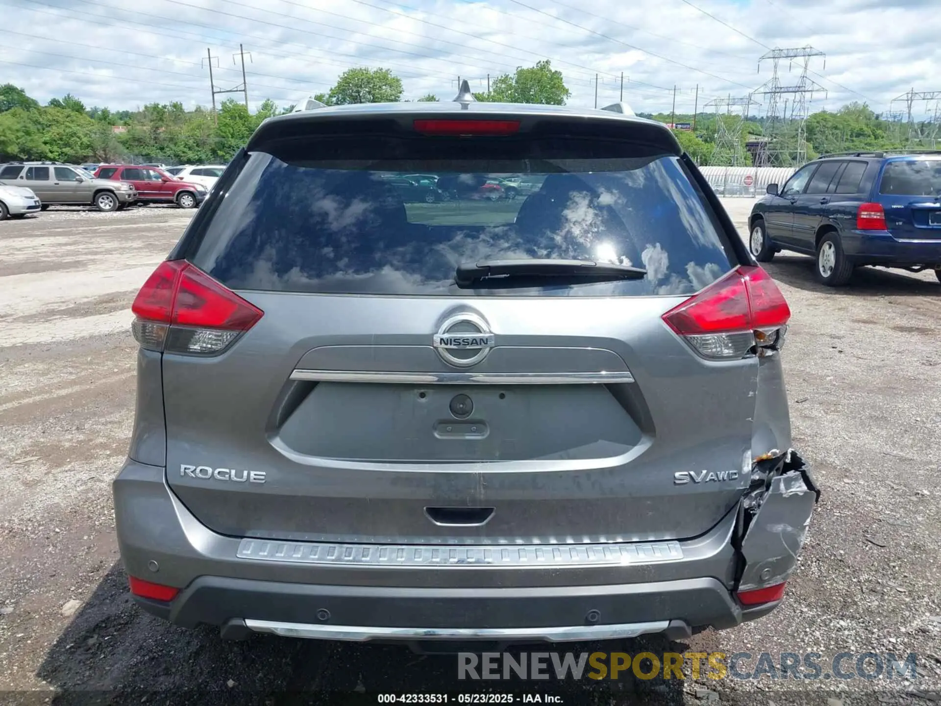 17 fotografías del automóvil dañado KNMAT2MV6KP546535 NISSAN ROGUE 2019