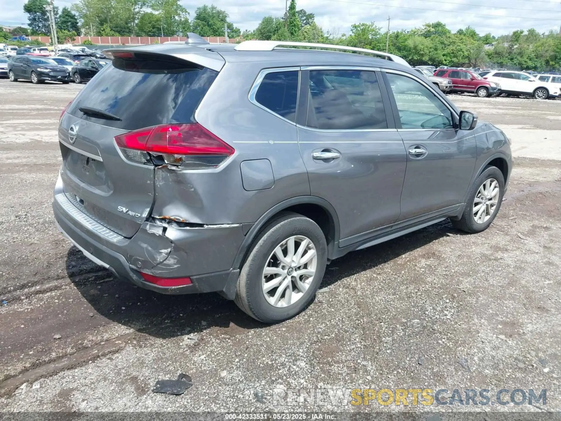 4 fotografías del automóvil dañado KNMAT2MV6KP546535 NISSAN ROGUE 2019