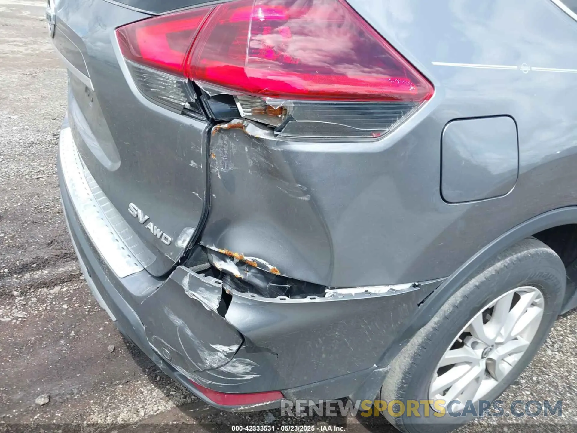 6 fotografías del automóvil dañado KNMAT2MV6KP546535 NISSAN ROGUE 2019