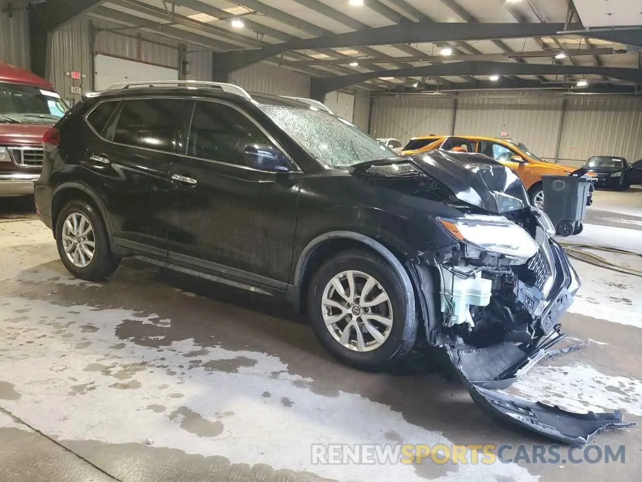 4 fotografías del automóvil dañado KNMAT2MV6KP553713 NISSAN ROGUE 2019