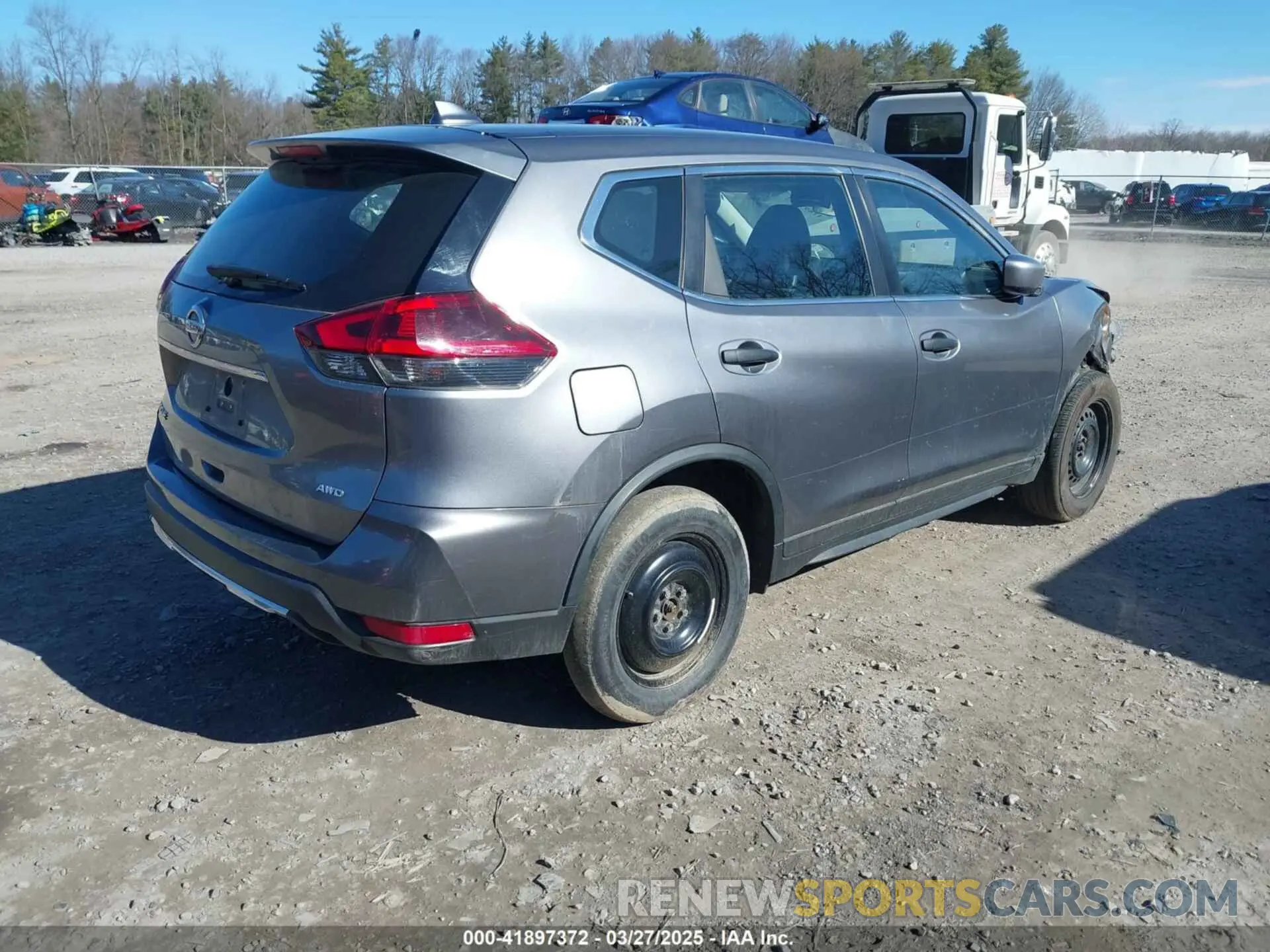 4 fotografías del automóvil dañado KNMAT2MV7KP500390 NISSAN ROGUE 2019