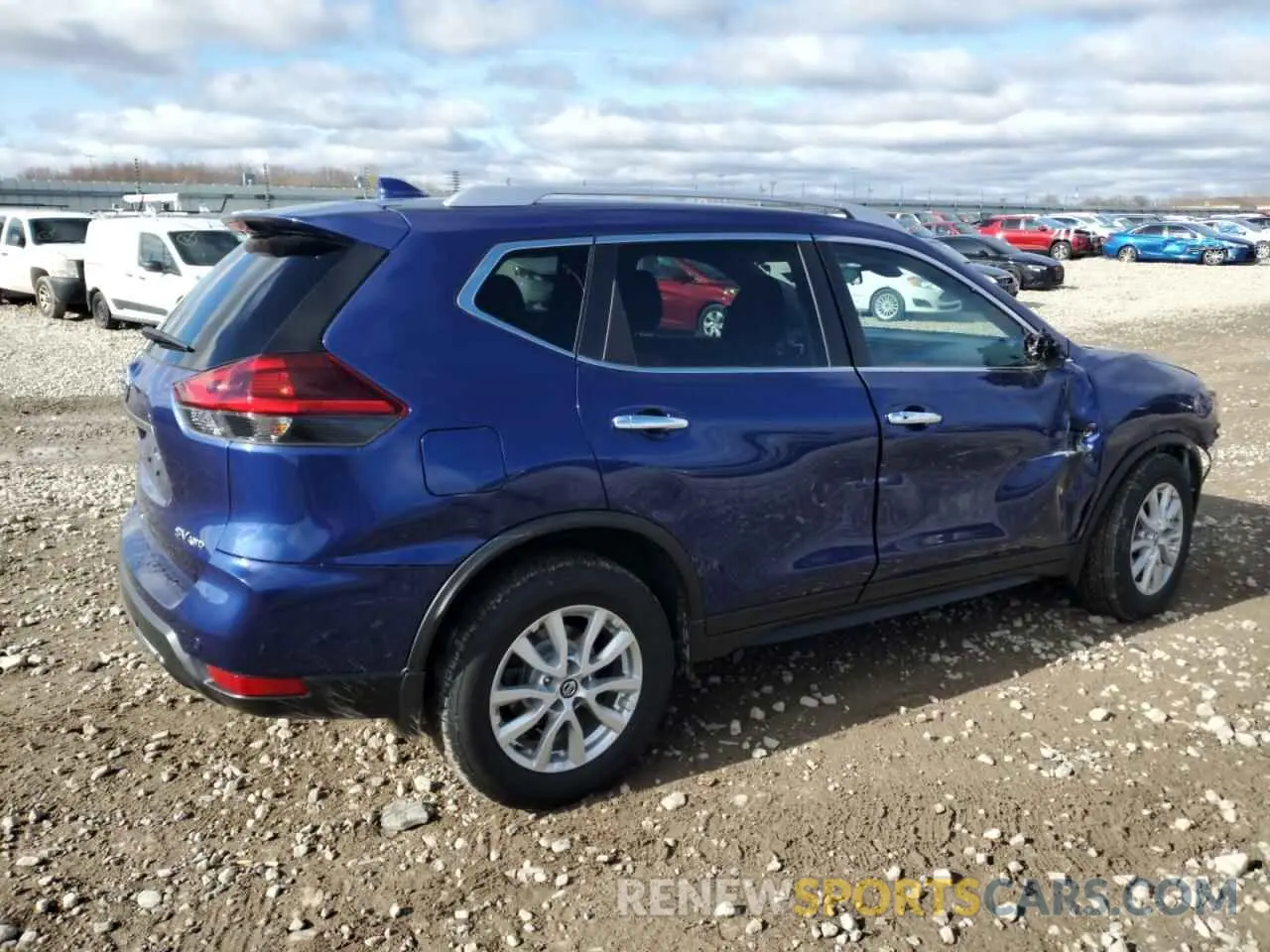 3 fotografías del automóvil dañado KNMAT2MV7KP534166 NISSAN ROGUE 2019