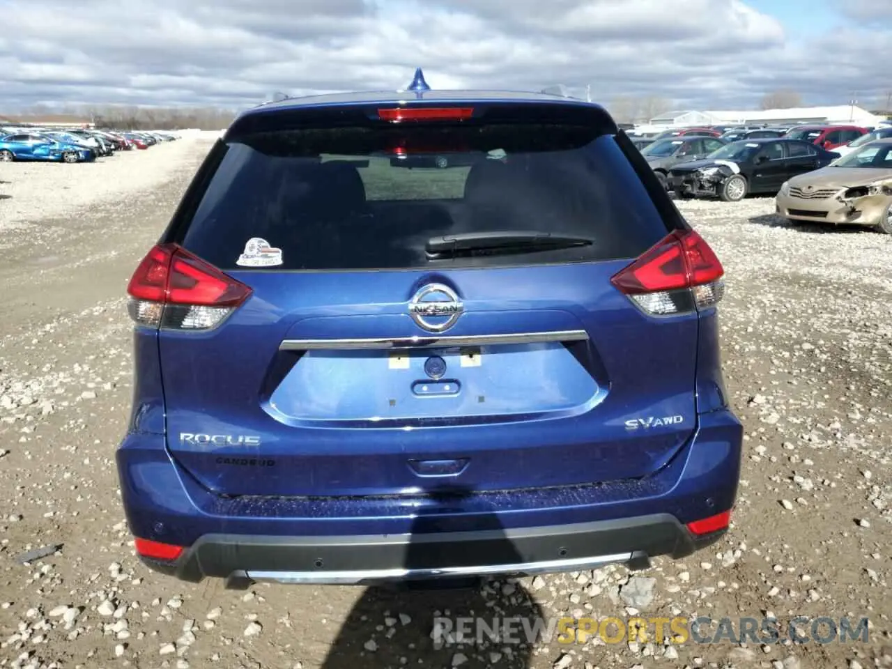 6 fotografías del automóvil dañado KNMAT2MV7KP534166 NISSAN ROGUE 2019