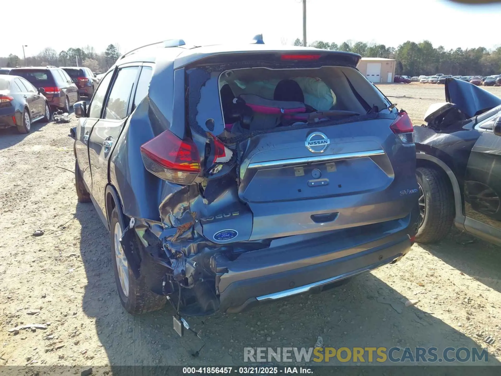 6 fotografías del automóvil dañado KNMAT2MV7KP546933 NISSAN ROGUE 2019
