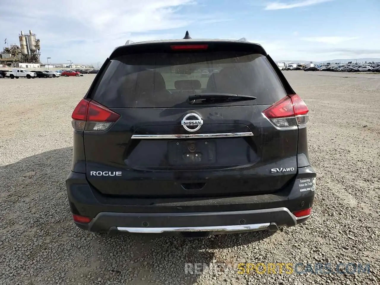 6 fotografías del automóvil dañado KNMAT2MV8KP506263 NISSAN ROGUE 2019