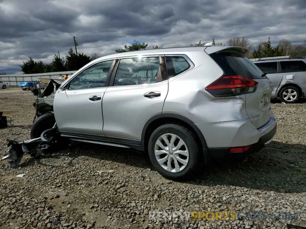 2 fotografías del automóvil dañado KNMAT2MV8KP506974 NISSAN ROGUE 2019