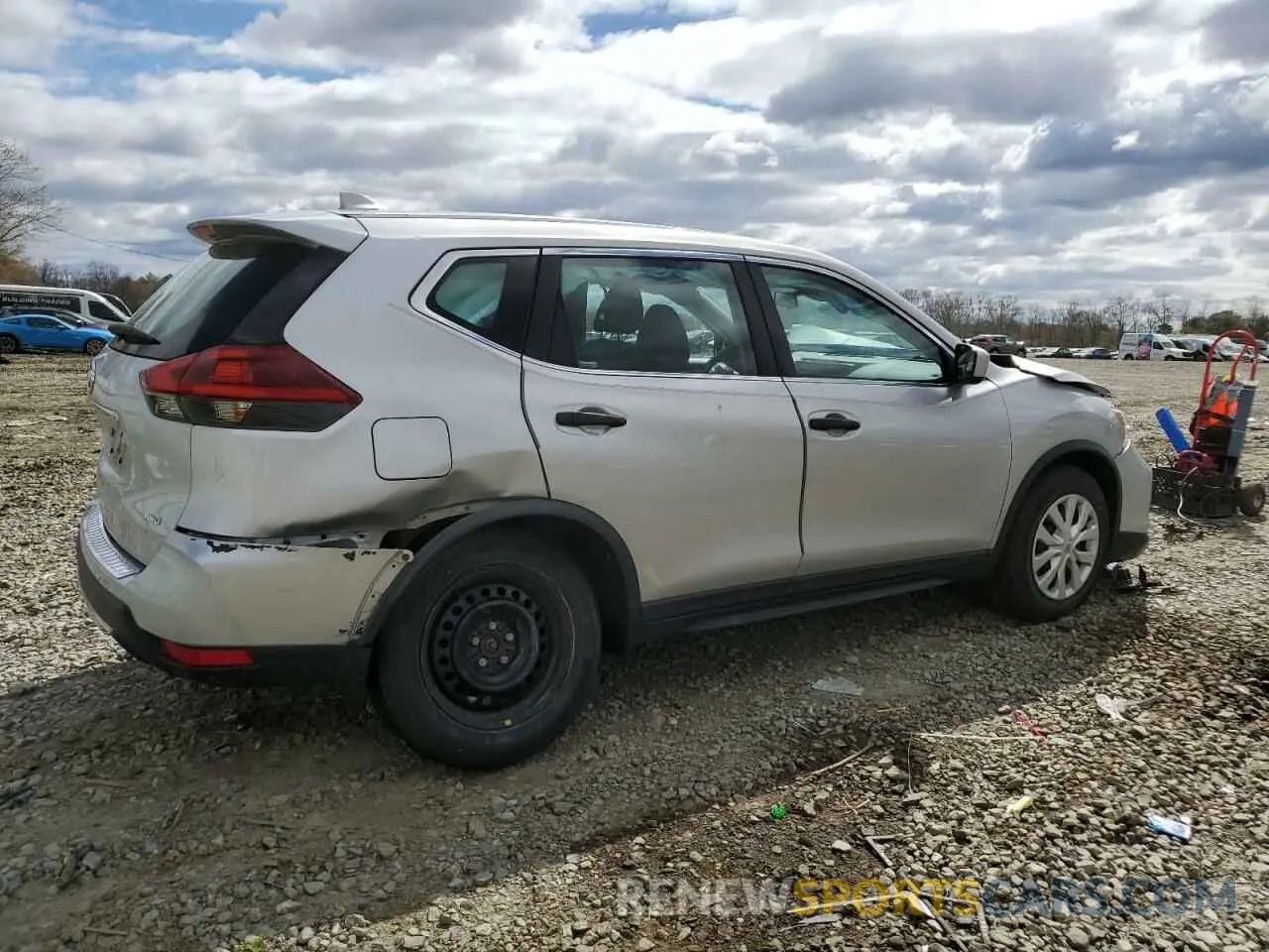 3 fotografías del automóvil dañado KNMAT2MV8KP506974 NISSAN ROGUE 2019