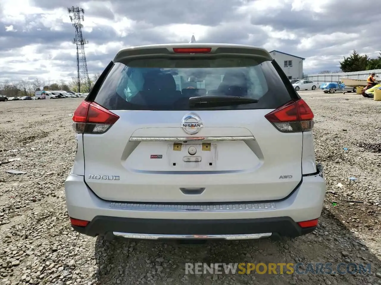 6 fotografías del automóvil dañado KNMAT2MV8KP506974 NISSAN ROGUE 2019