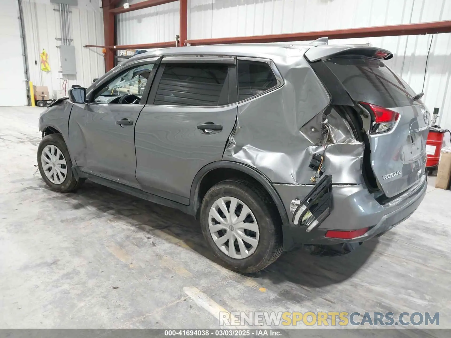 3 fotografías del automóvil dañado KNMAT2MV8KP509034 NISSAN ROGUE 2019