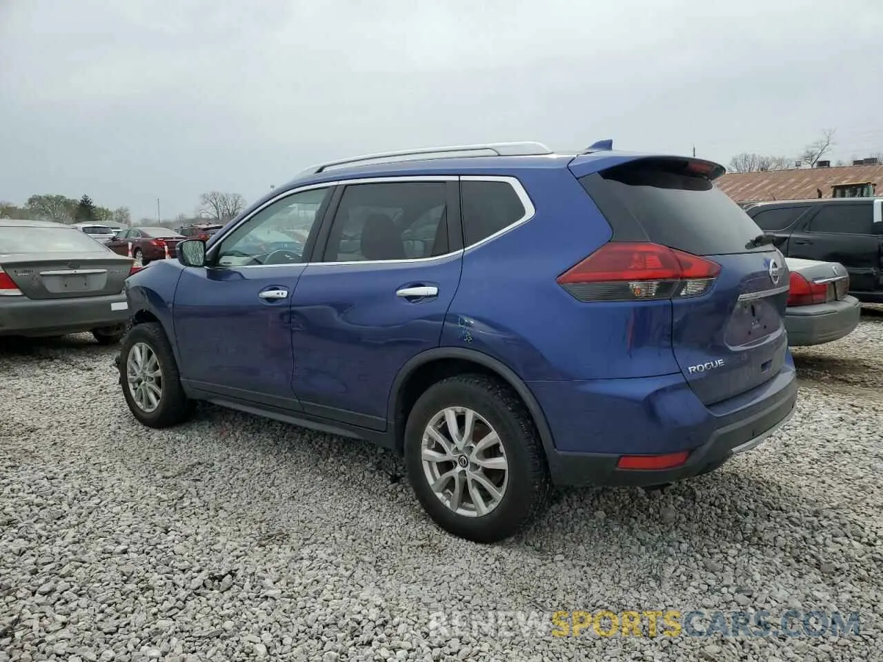 2 fotografías del automóvil dañado KNMAT2MV8KP518171 NISSAN ROGUE 2019