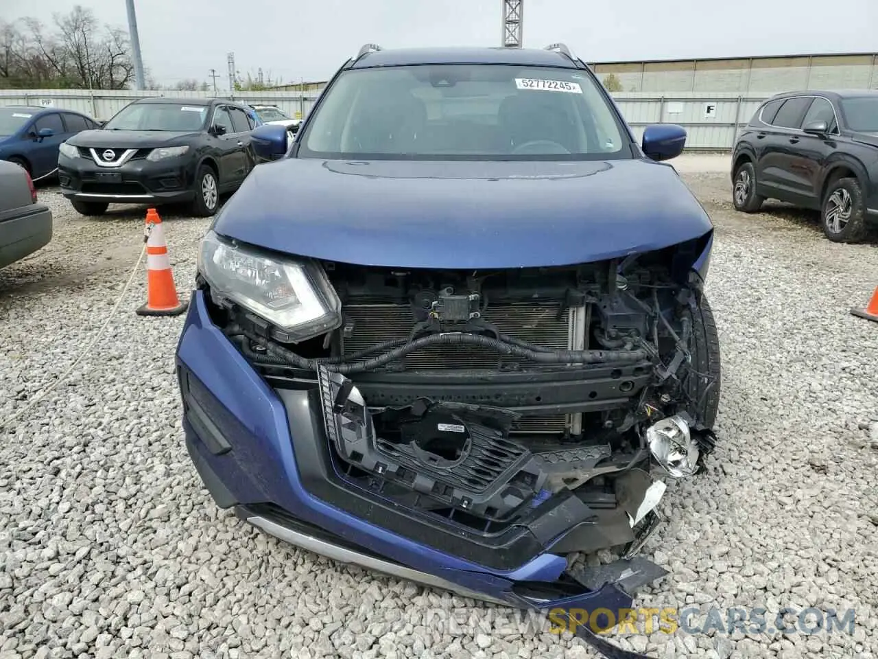 5 fotografías del automóvil dañado KNMAT2MV8KP518171 NISSAN ROGUE 2019