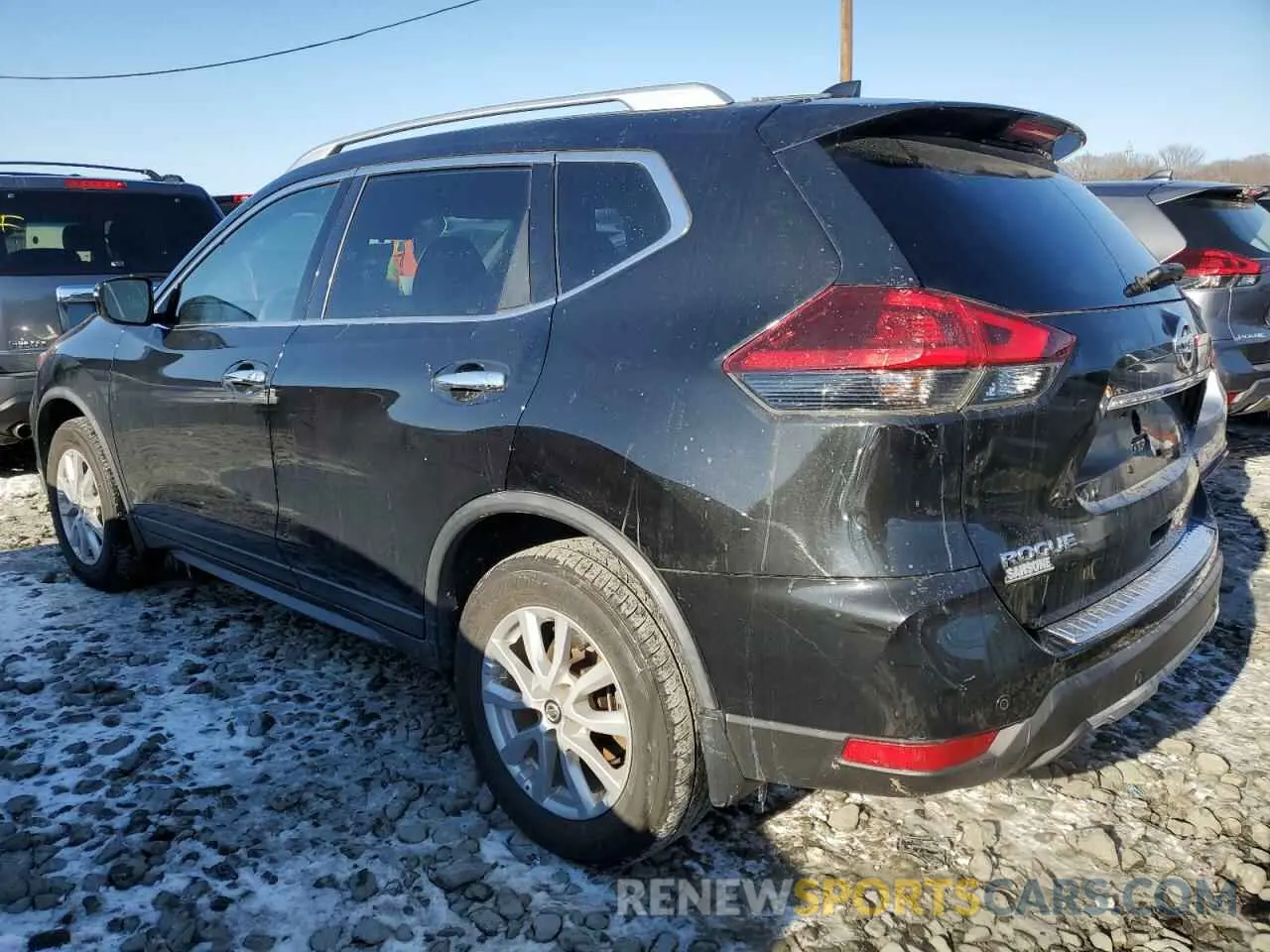 2 fotografías del automóvil dañado KNMAT2MV8KP521023 NISSAN ROGUE 2019