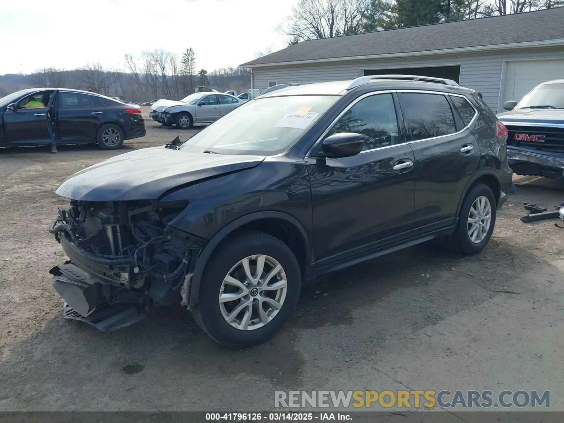 2 fotografías del automóvil dañado KNMAT2MV8KP527288 NISSAN ROGUE 2019