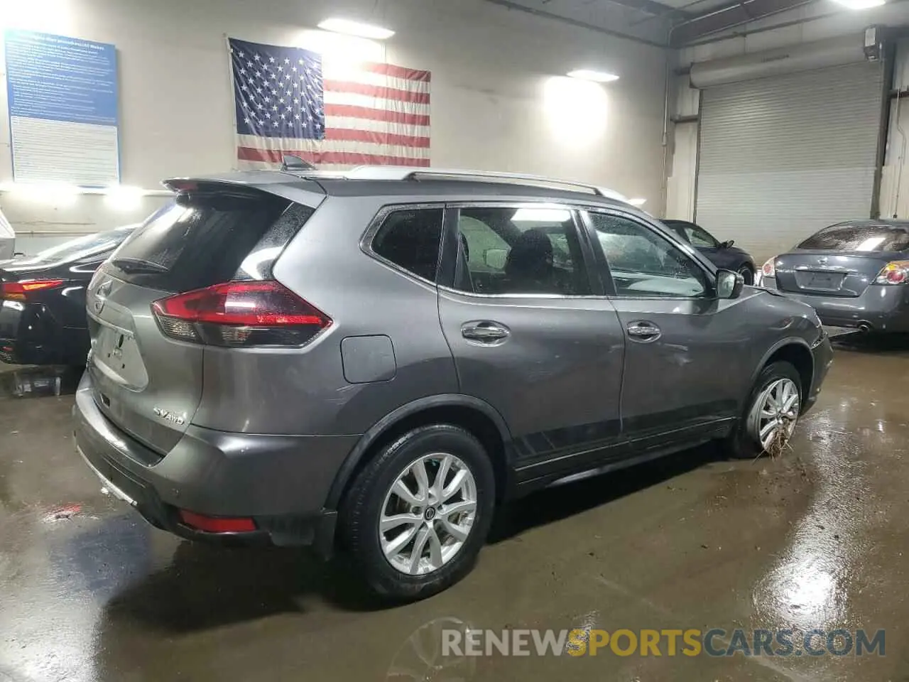 3 fotografías del automóvil dañado KNMAT2MV8KP534211 NISSAN ROGUE 2019