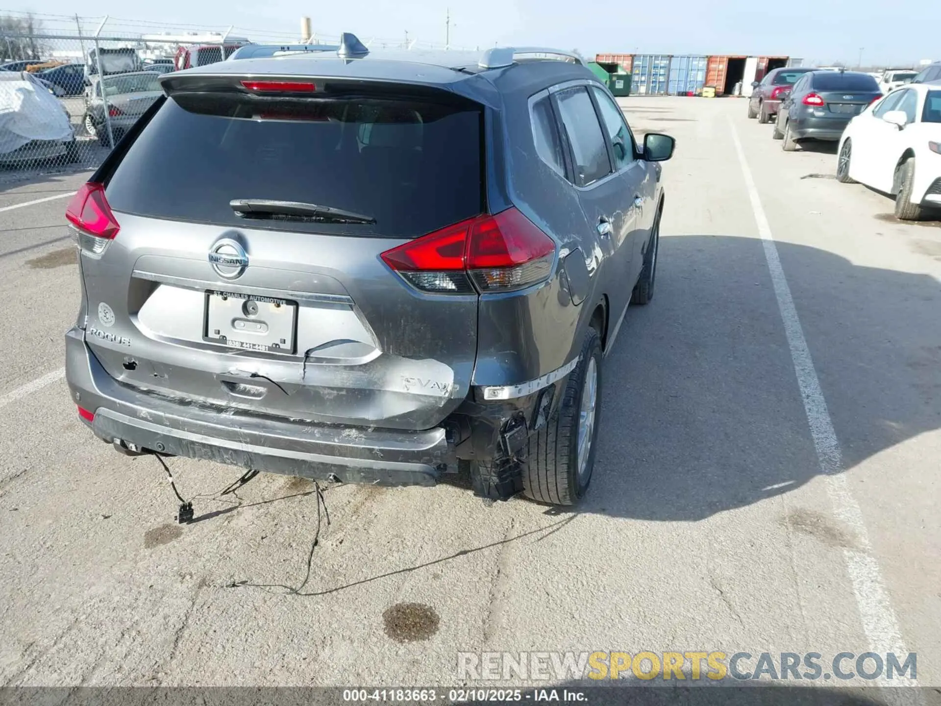 4 fotografías del automóvil dañado KNMAT2MV8KP560114 NISSAN ROGUE 2019