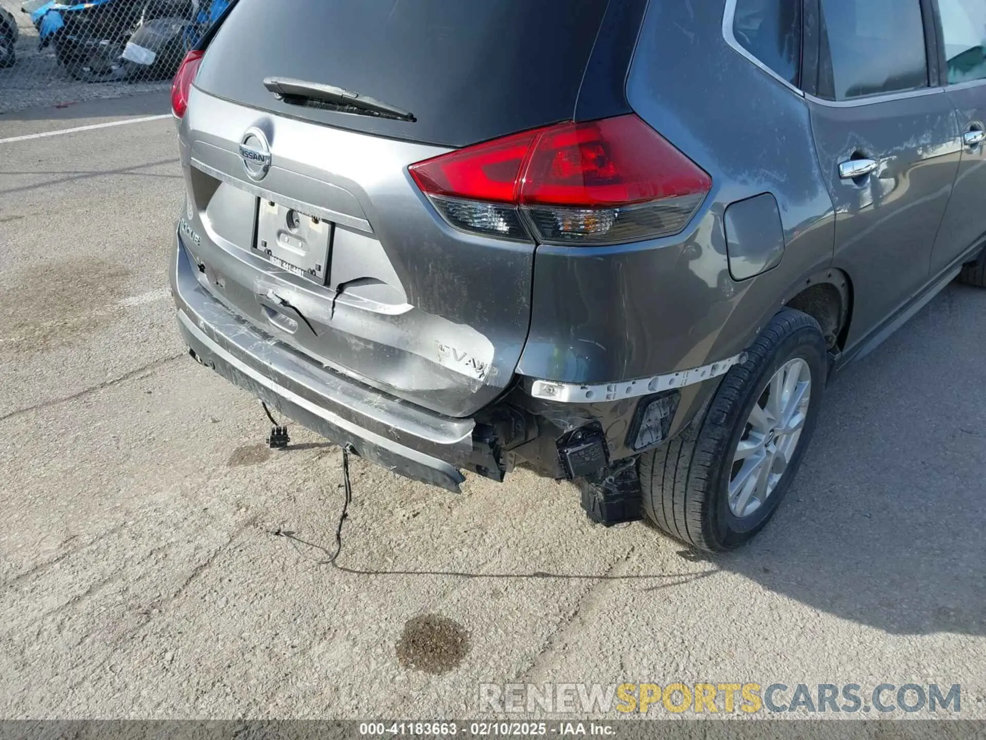 6 fotografías del automóvil dañado KNMAT2MV8KP560114 NISSAN ROGUE 2019