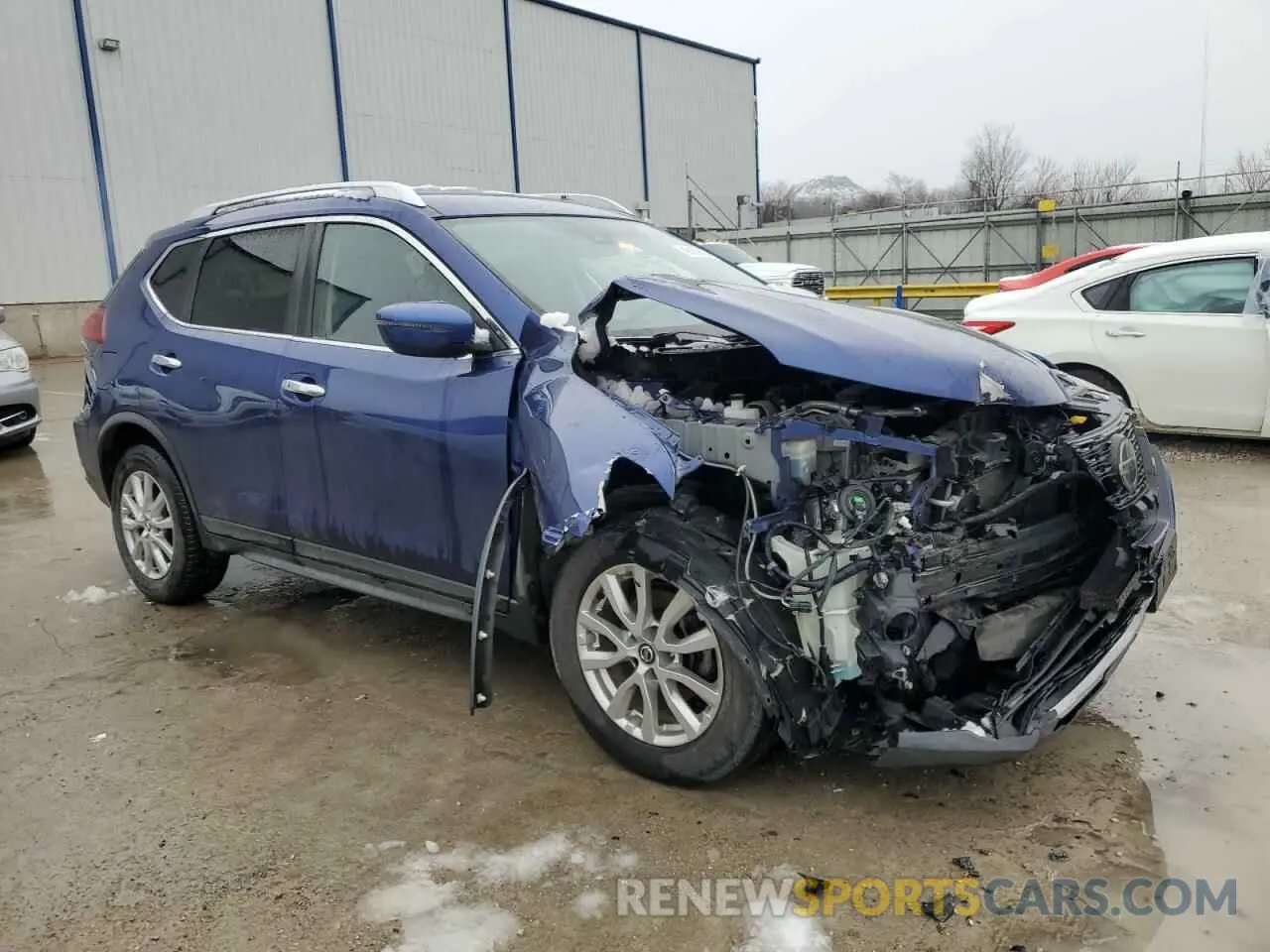 4 fotografías del automóvil dañado KNMAT2MV9KP516834 NISSAN ROGUE 2019