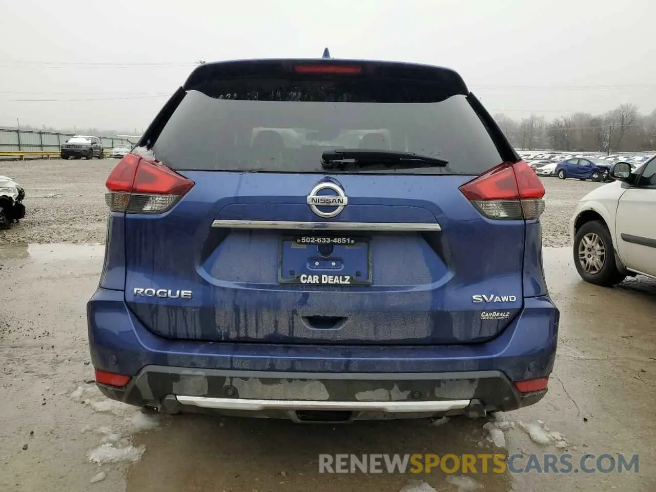 6 fotografías del automóvil dañado KNMAT2MV9KP516834 NISSAN ROGUE 2019