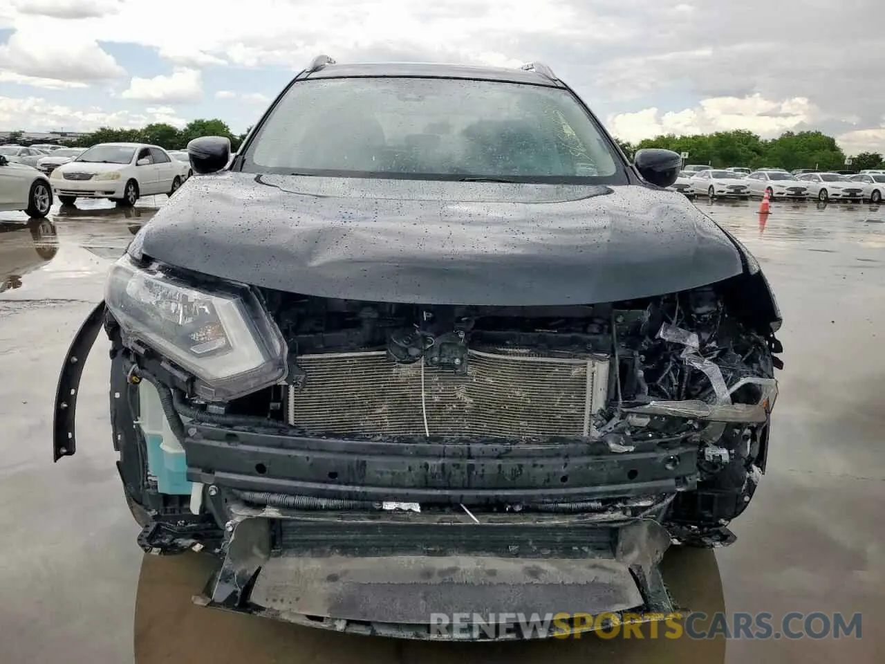5 fotografías del automóvil dañado KNMAT2MV9KP548098 NISSAN ROGUE 2019
