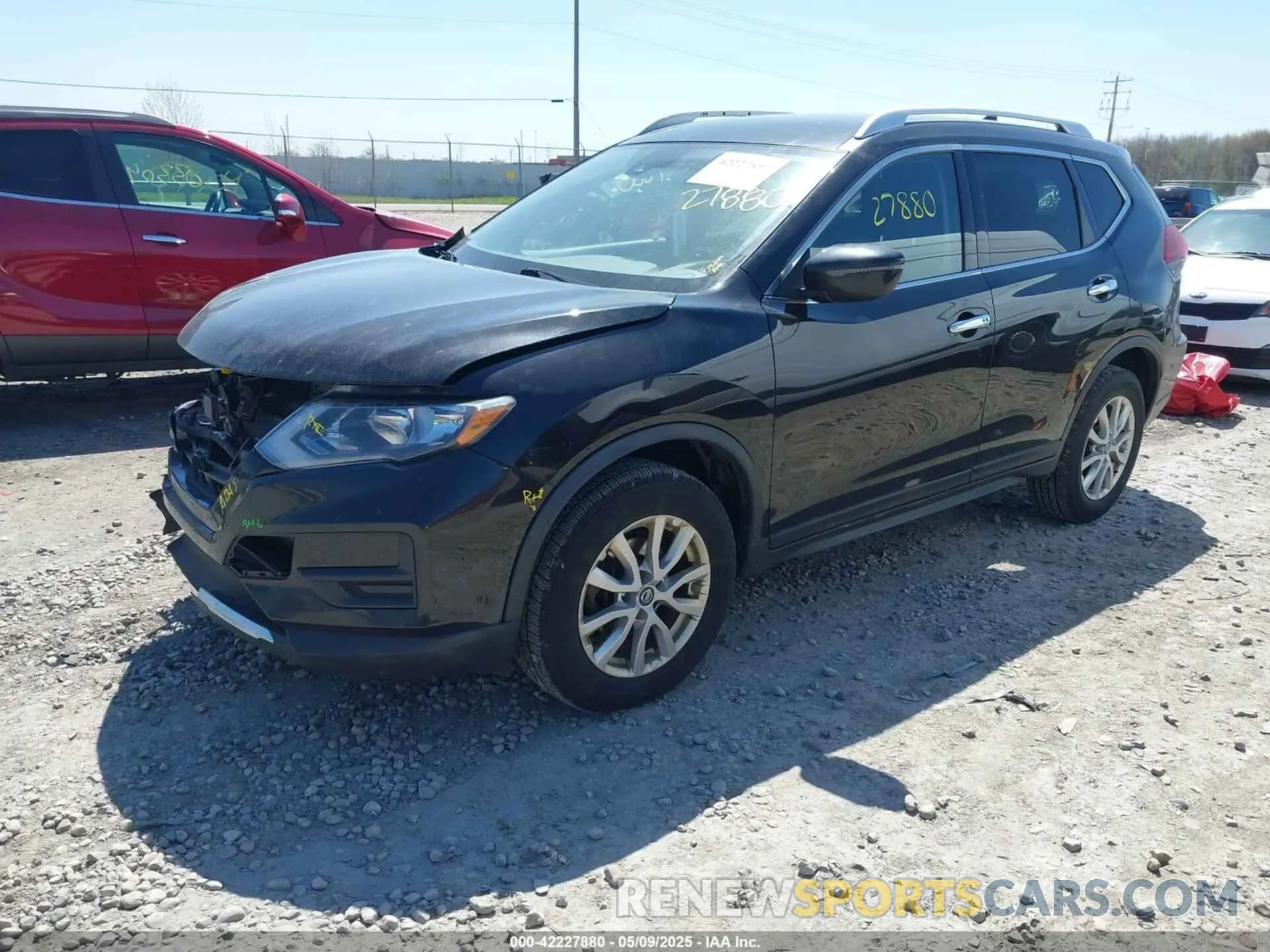 2 fotografías del automóvil dañado KNMAT2MV9KP556072 NISSAN ROGUE 2019