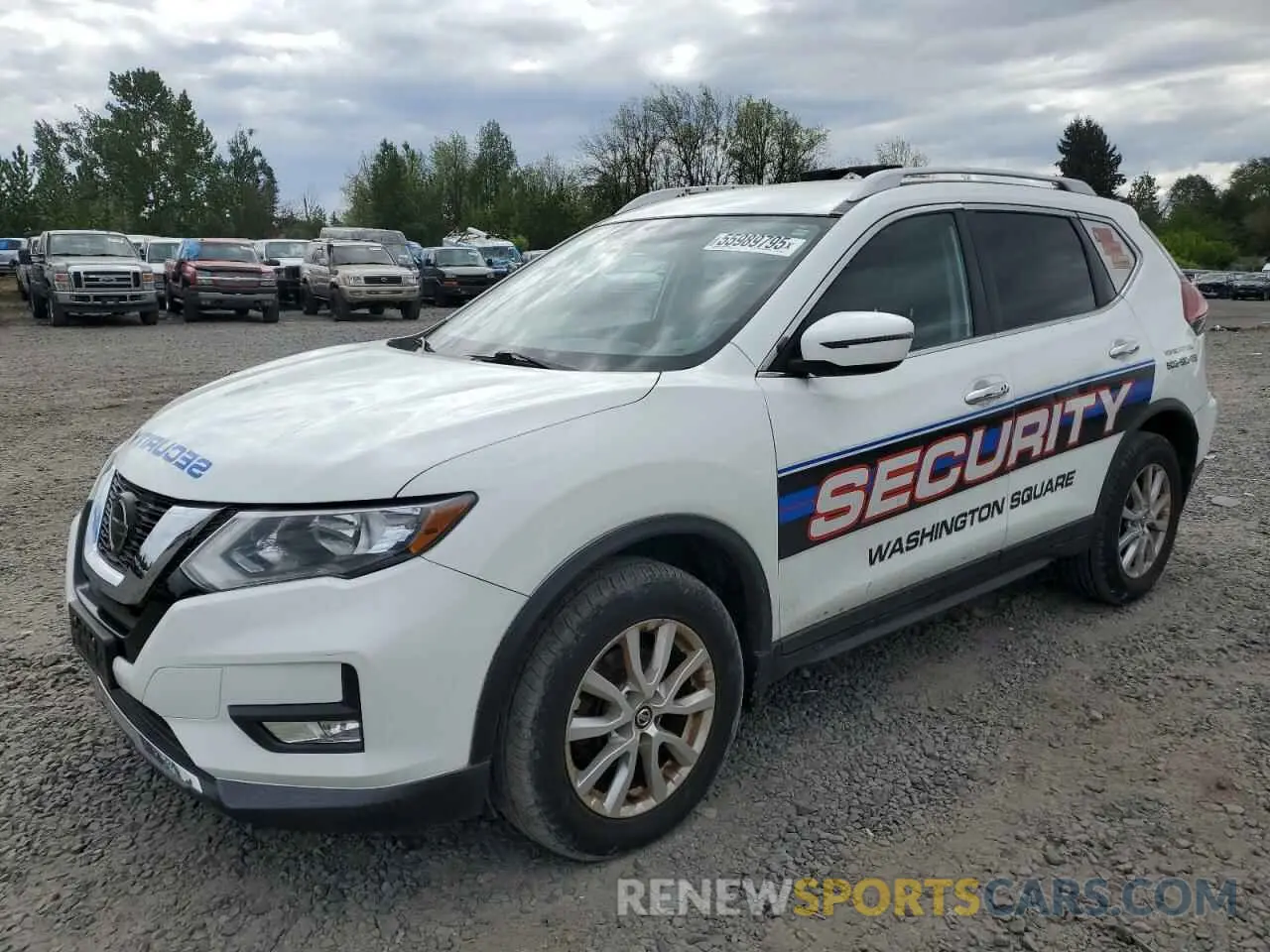 1 fotografías del automóvil dañado KNMAT2MVXKP500190 NISSAN ROGUE 2019