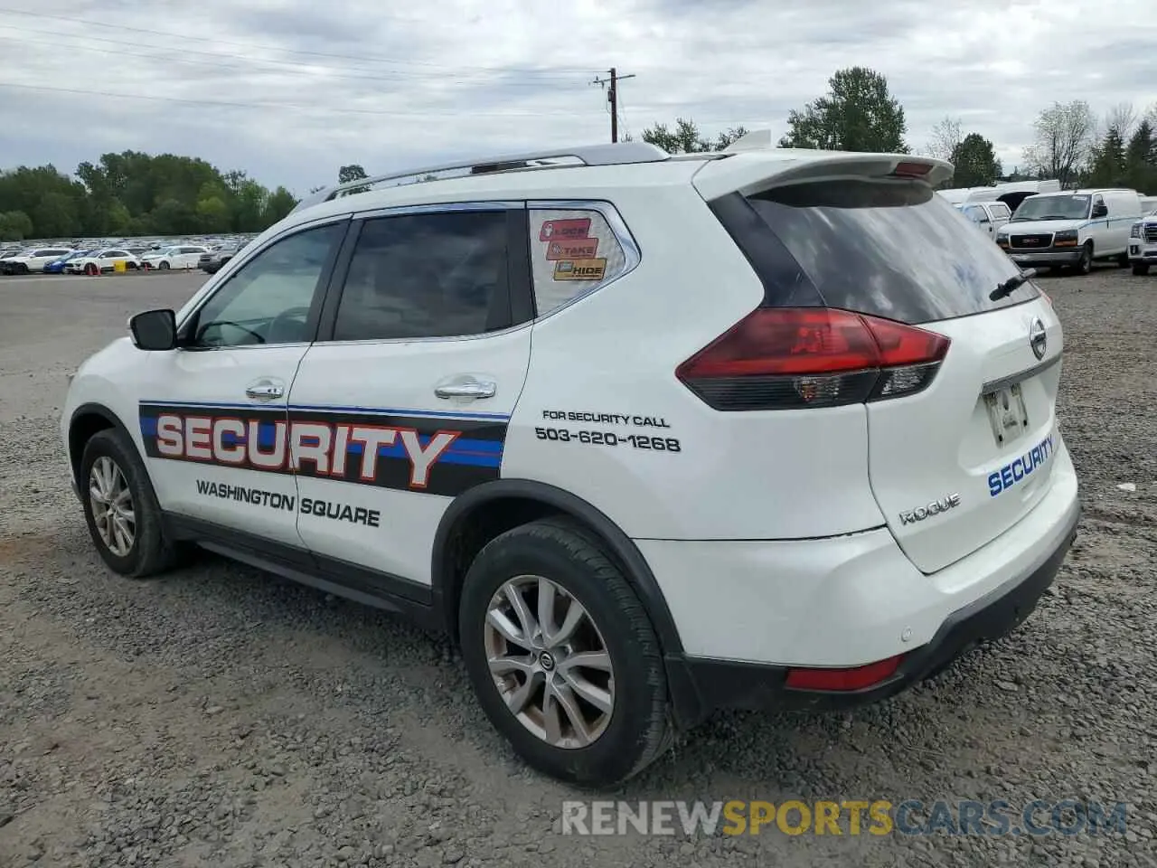 2 fotografías del automóvil dañado KNMAT2MVXKP500190 NISSAN ROGUE 2019