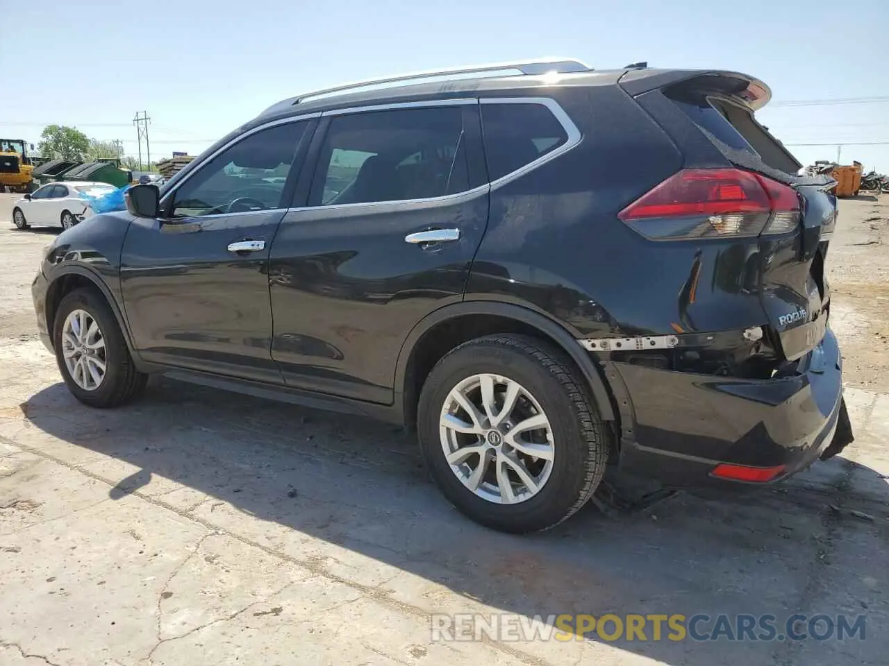 2 fotografías del automóvil dañado KNMAT2MVXKP526224 NISSAN ROGUE 2019
