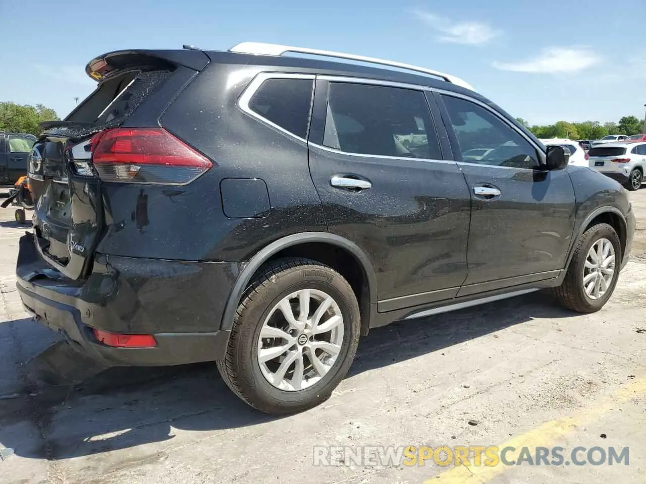 3 fotografías del automóvil dañado KNMAT2MVXKP526224 NISSAN ROGUE 2019