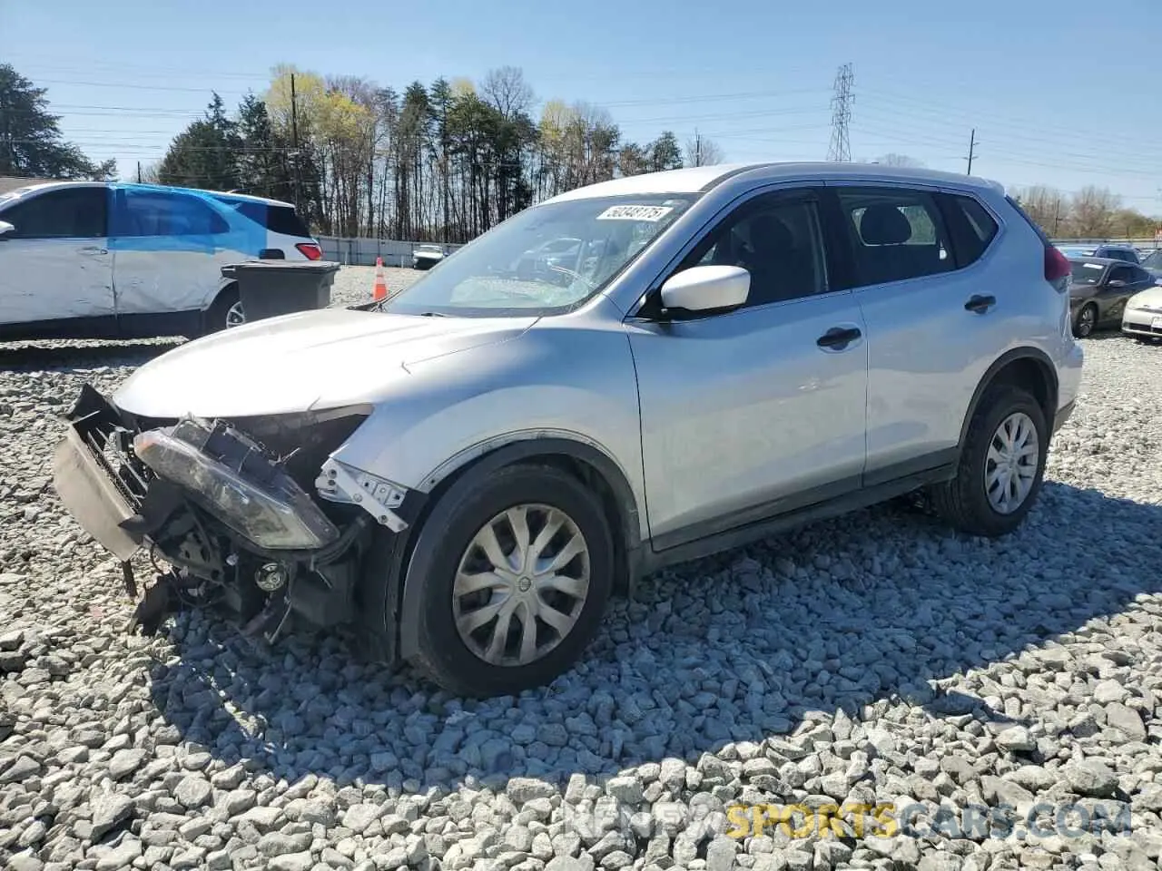 1 fotografías del automóvil dañado KNMAT2MVXKP527180 NISSAN ROGUE 2019