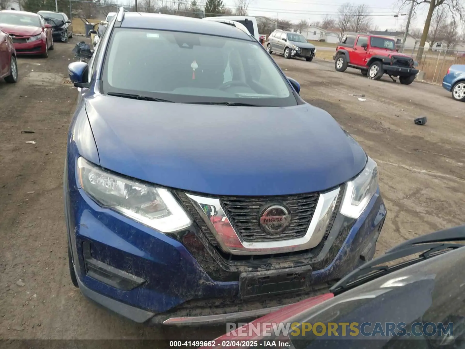 12 fotografías del automóvil dañado KNMAT2MVXKP534629 NISSAN ROGUE 2019