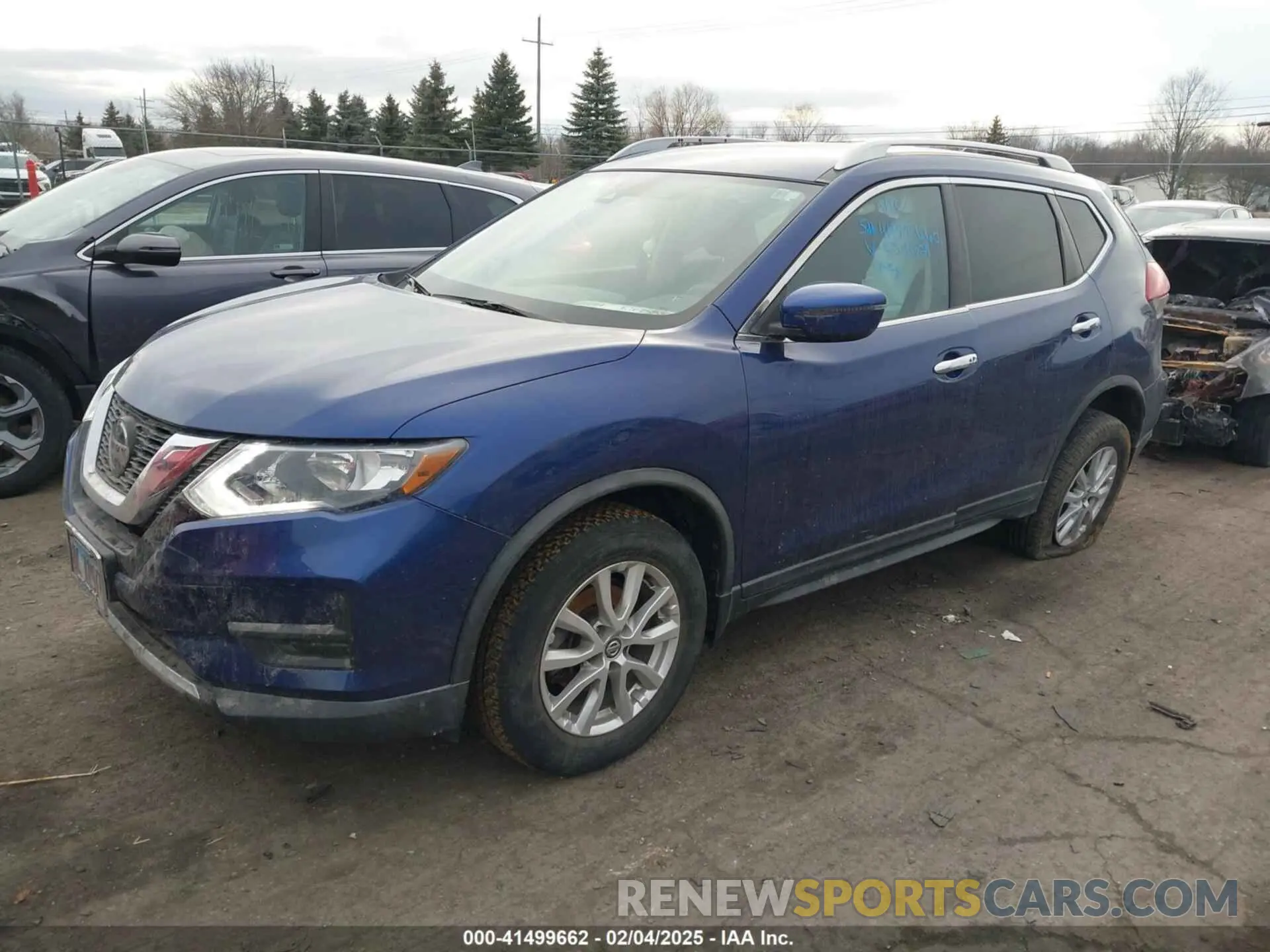 2 fotografías del automóvil dañado KNMAT2MVXKP534629 NISSAN ROGUE 2019