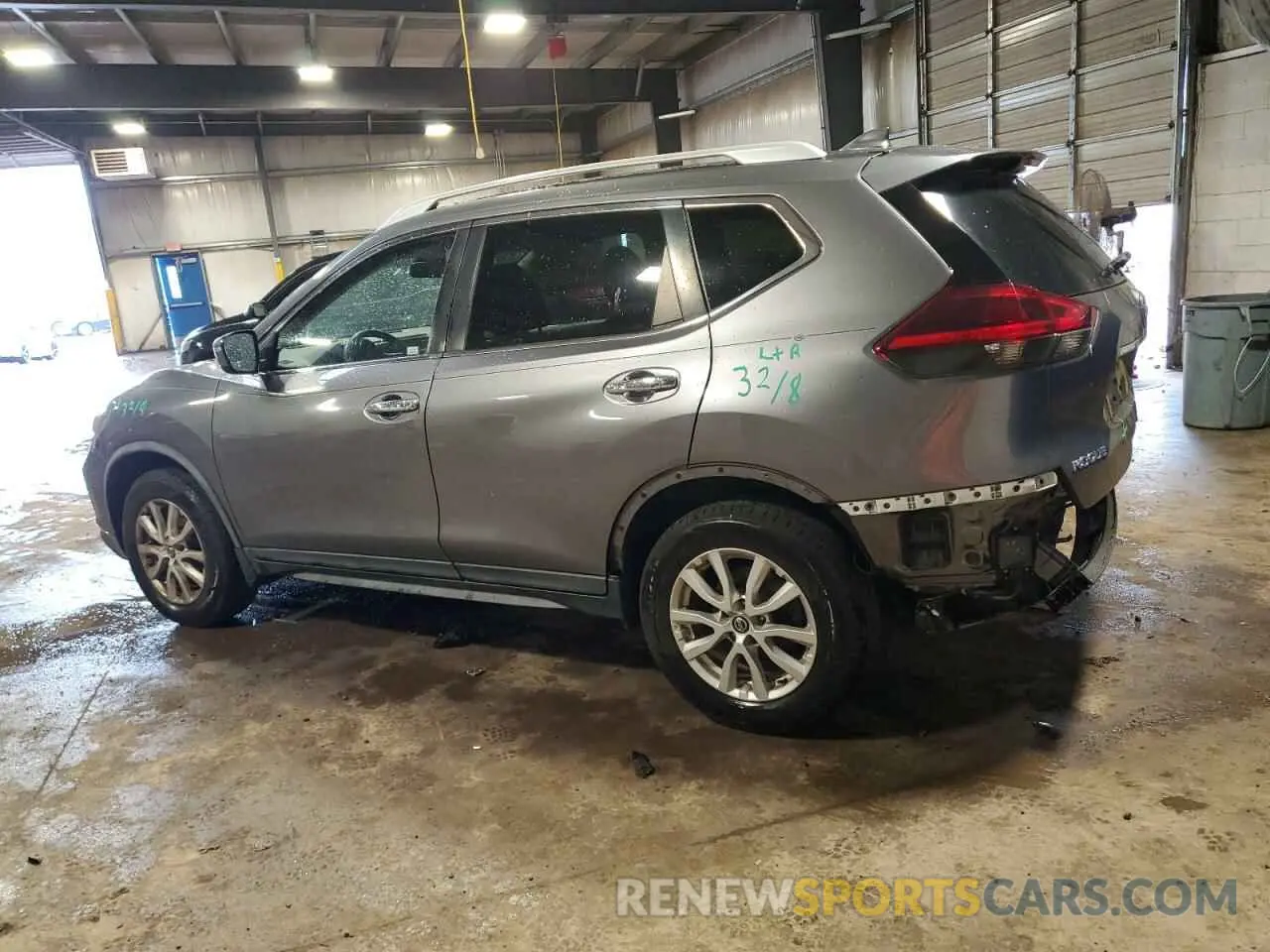 2 fotografías del automóvil dañado KNMAT2MVXKP541287 NISSAN ROGUE 2019