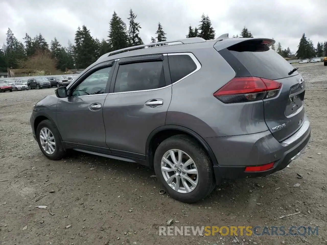 2 fotografías del automóvil dañado 5N1AT2MT1LC781413 NISSAN ROGUE 2020