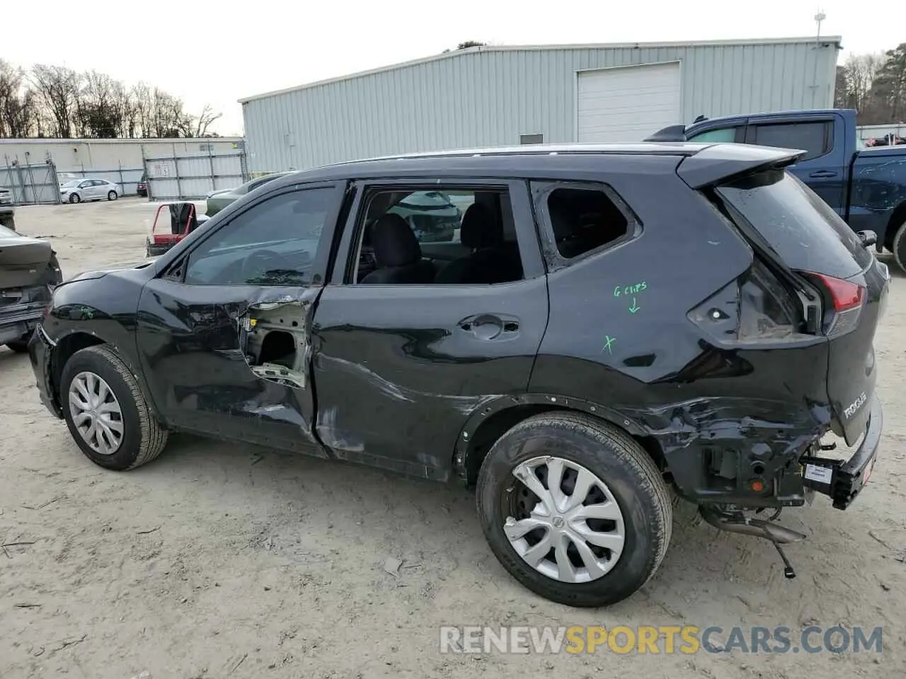 2 fotografías del automóvil dañado 5N1AT2MT1LC813406 NISSAN ROGUE 2020