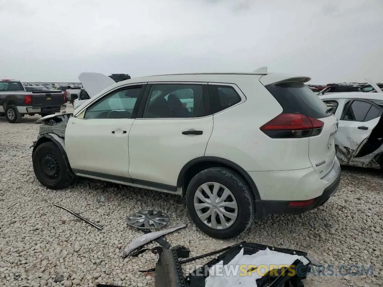 2 fotografías del automóvil dañado 5N1AT2MT3LC721956 NISSAN ROGUE 2020