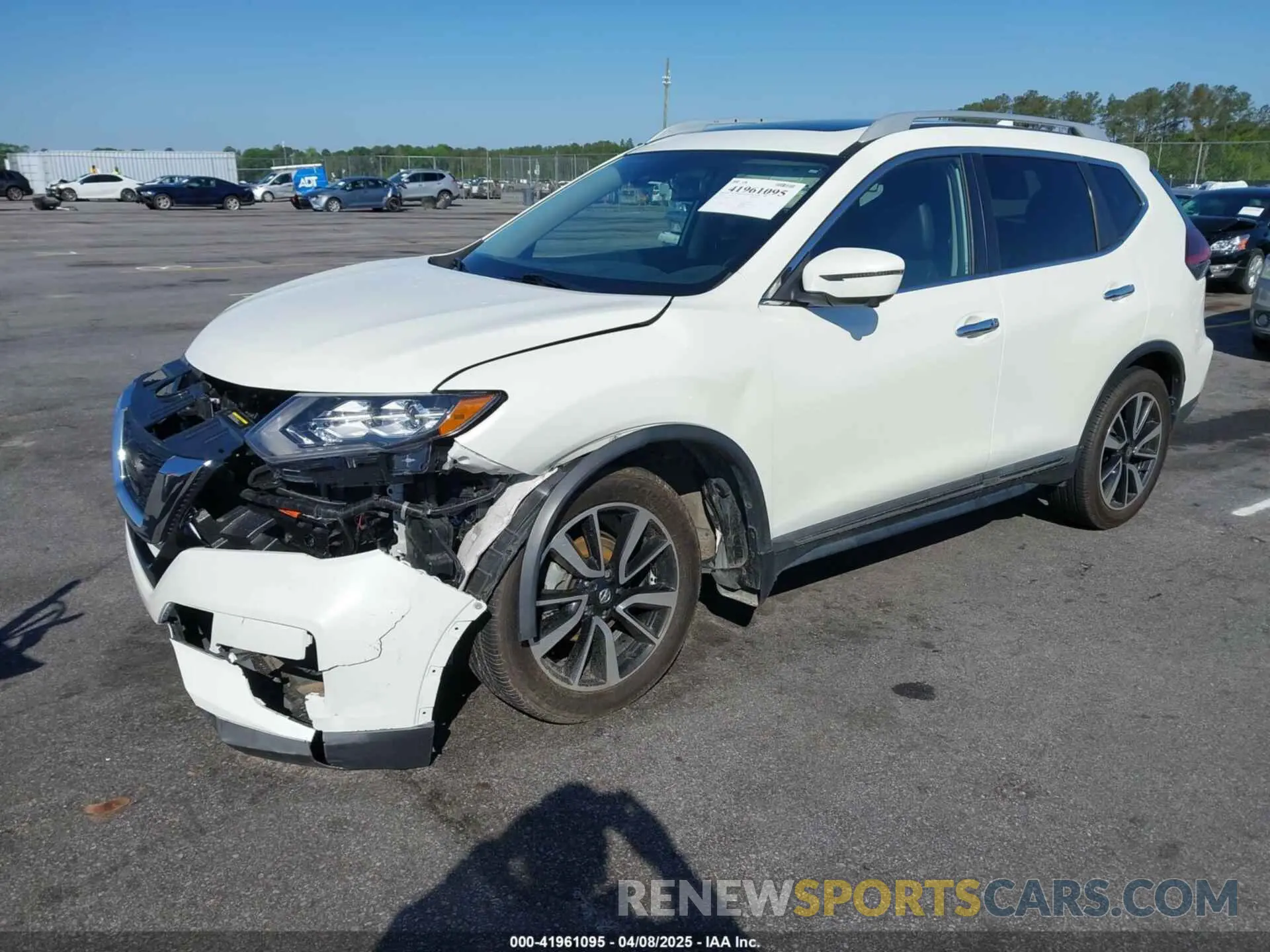 2 fotografías del automóvil dañado 5N1AT2MT4LC793085 NISSAN ROGUE 2020
