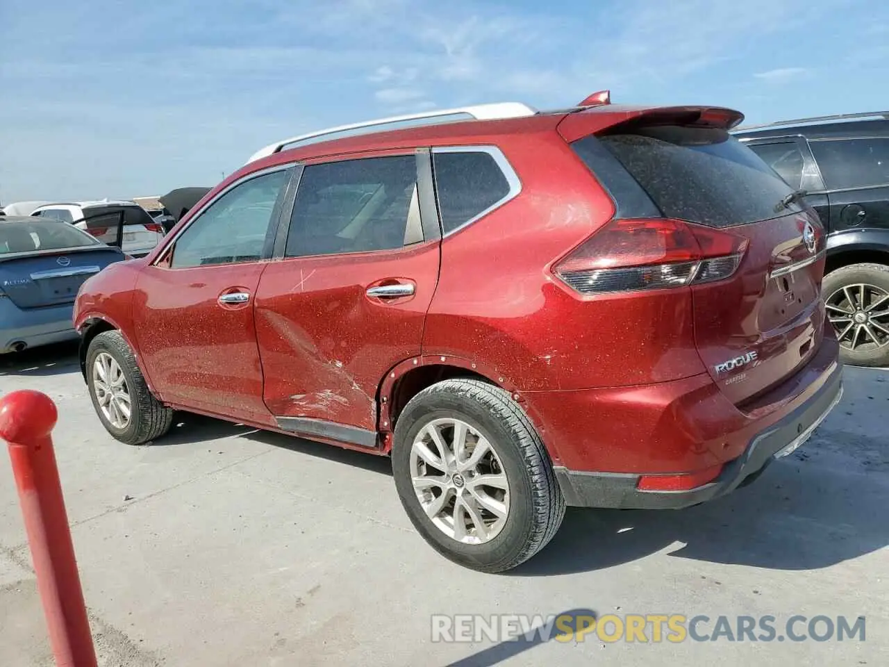 2 fotografías del automóvil dañado 5N1AT2MT5LC747216 NISSAN ROGUE 2020